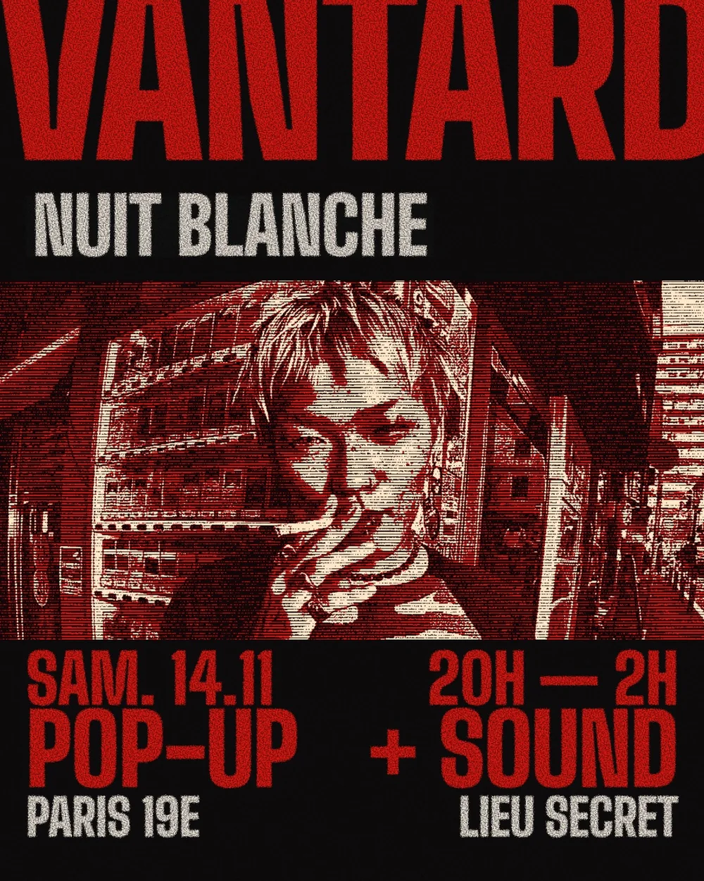 Affiche Vantard, nuit blanche